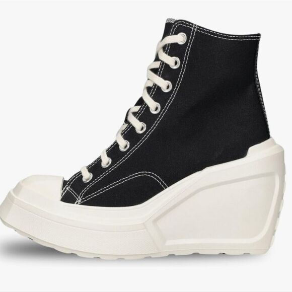 Converse Chuck 70 De Luxe High Top Wedge Platform Sneakers - Picture 3 of 16